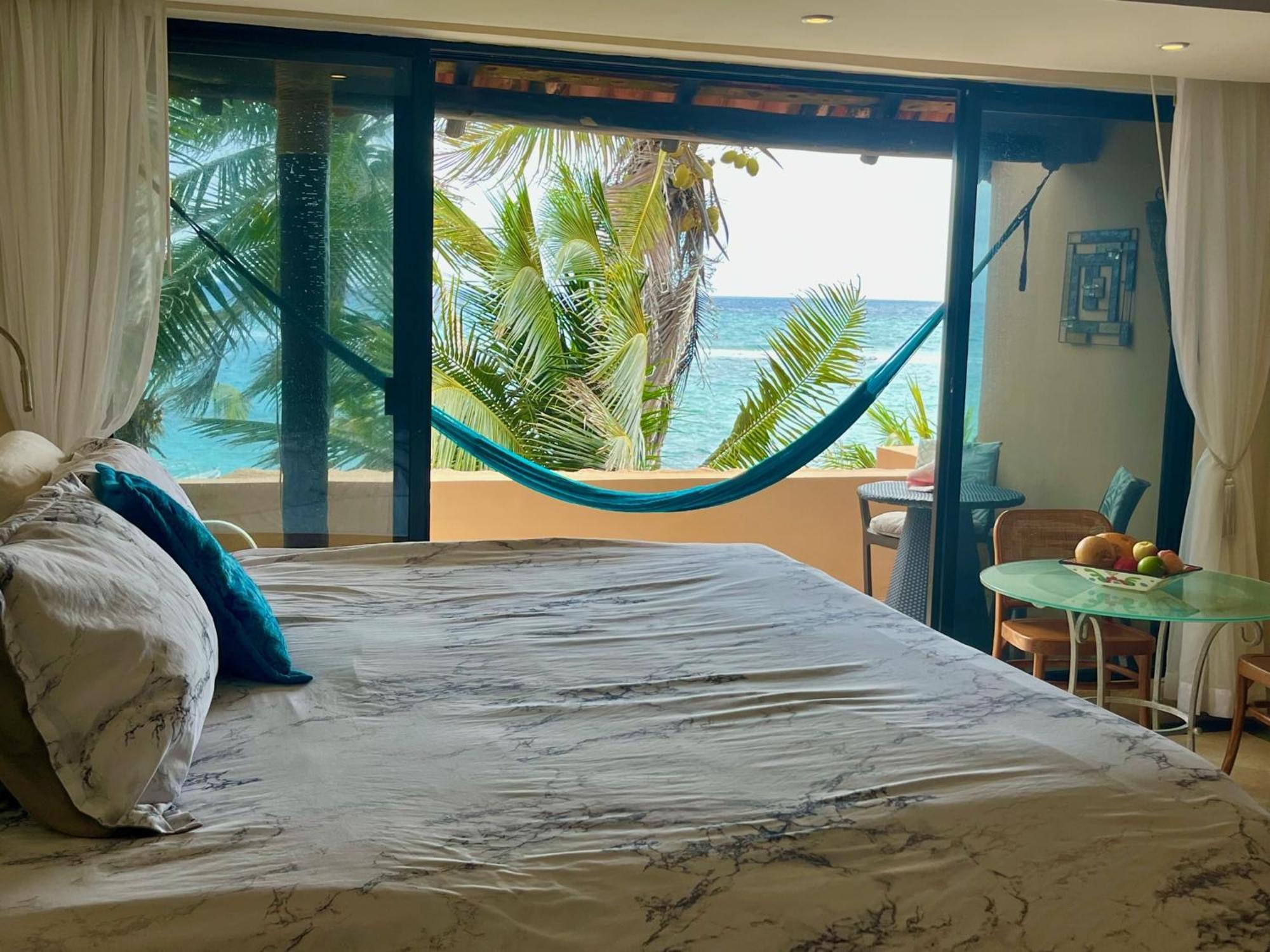 Beachfront Hammock Heaven Akumal Zewnętrze zdjęcie